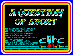A Question of Sport