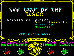 Way of the tiger